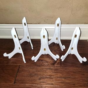 Whitewash Mini Wood Easels